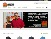 Tablet Screenshot of modeltees.com